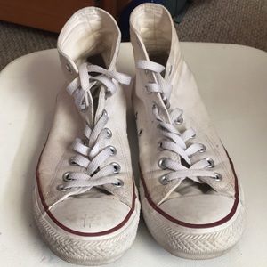 white high top converse
